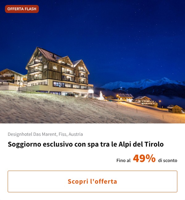 Soggiorno esclusivo con spa tra le Alpi del Tirolo