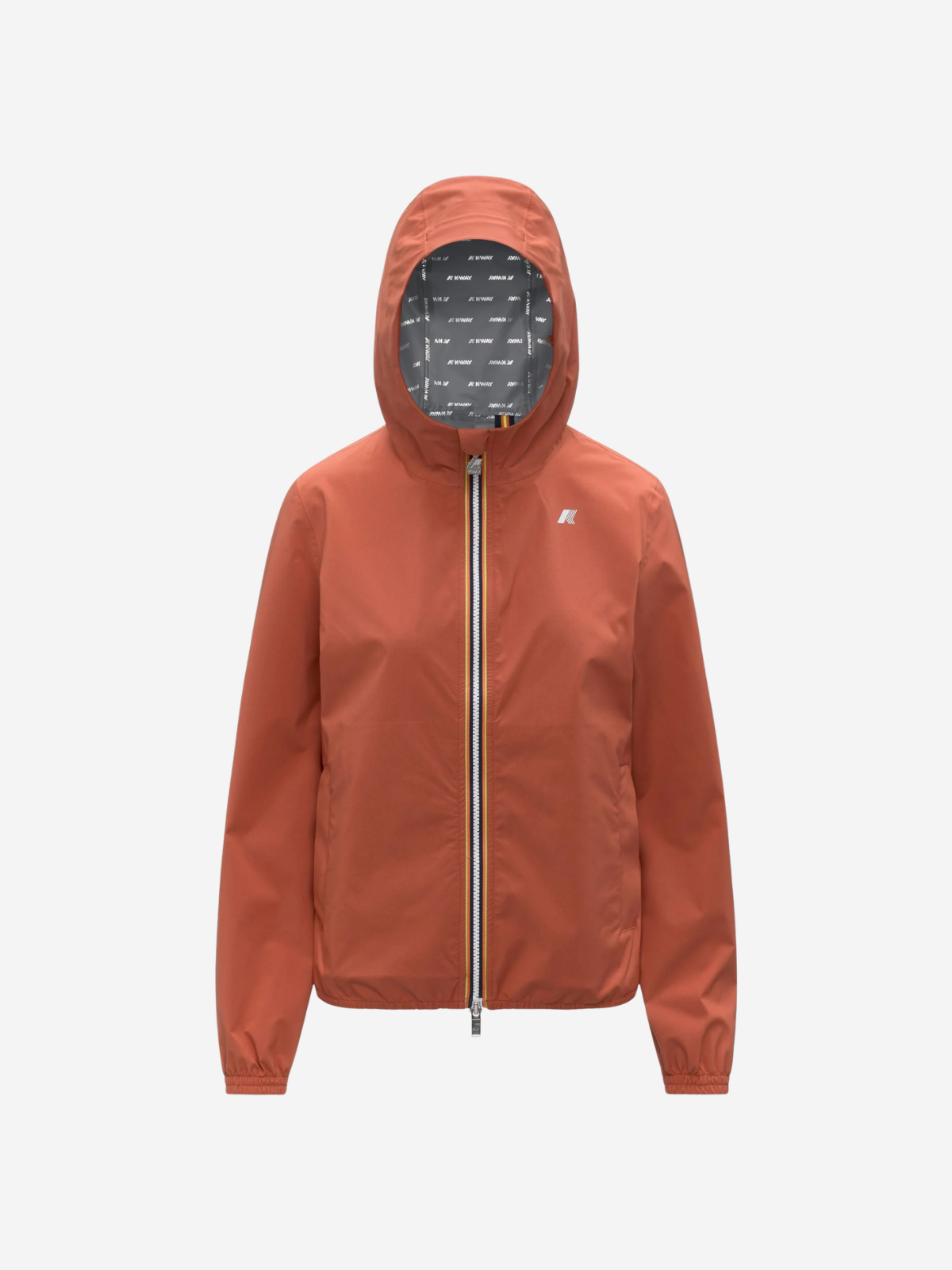 an image of a jacket with a hood and zippers on it