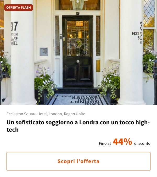 Un sofisticato soggiorno a Londra con un tocco high-tech