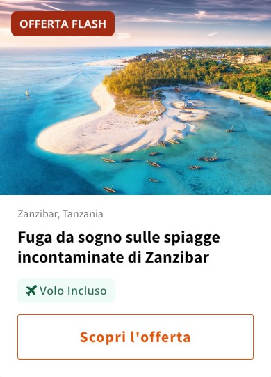 Fuga da sogno sulle spiagge incontaminate di Zanzibar