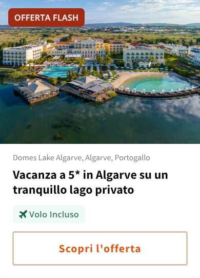 Vacanza a 5* in Algarve su un tranquillo lago privato