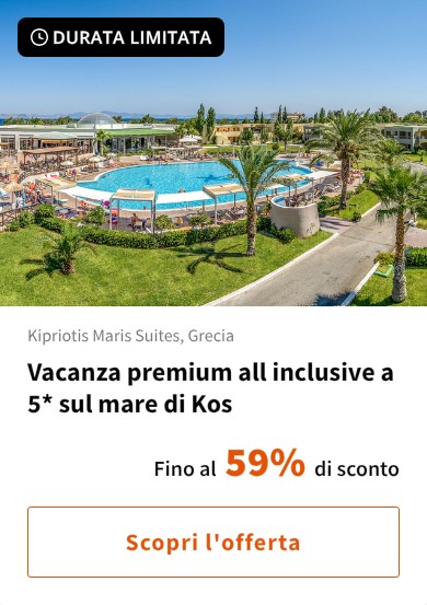 Vacanza premium all inclusive a 5* sul mare di Kos