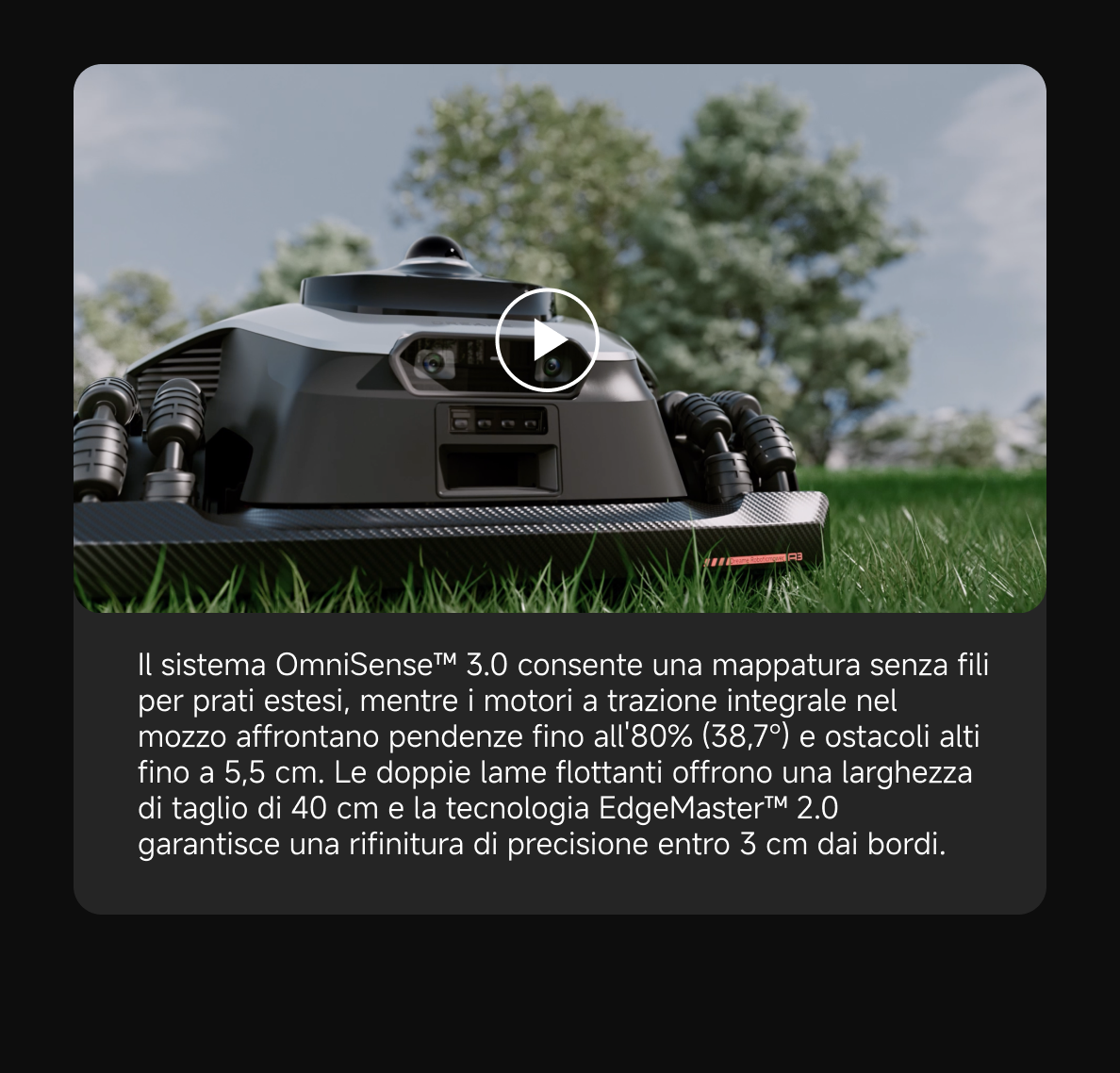 an image of a lawn mower sitting on top of a lush green field