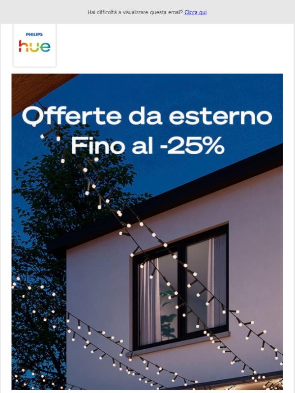 🏡 Illumina il tuo giardino: -25%