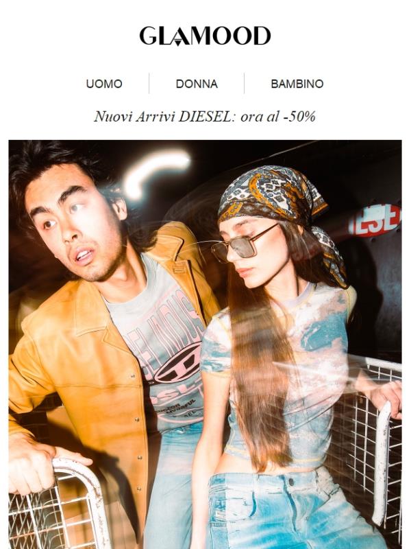 Nuovi Arrivi DIESEL: ora al -50%!