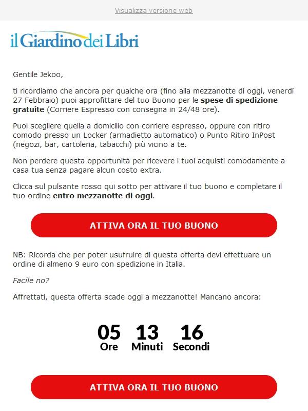 😱 ULTIME ORE per avere la Consegna Gratis Veloce