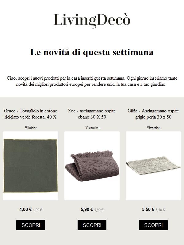 Scopri le novità di questa settimana