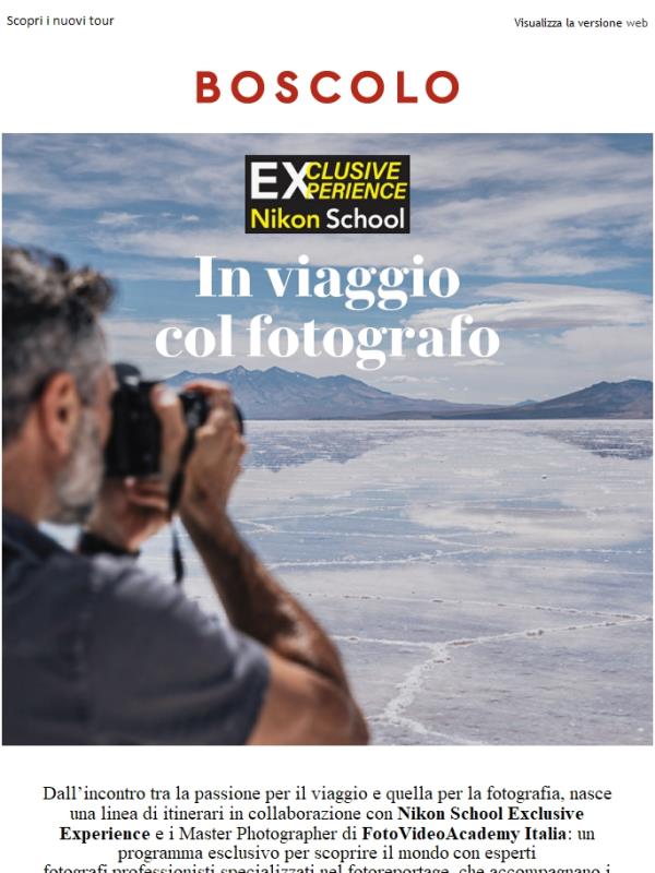 In viaggio col fotografo: Nikon School Exclusive Experience