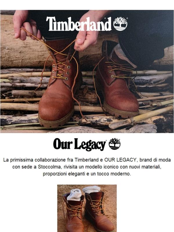 Scopri Timberland x OUR LEGACY