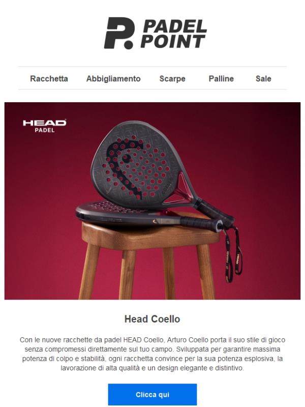 🤩 Novità: la racchetta da padel Head Coello è arrivata!