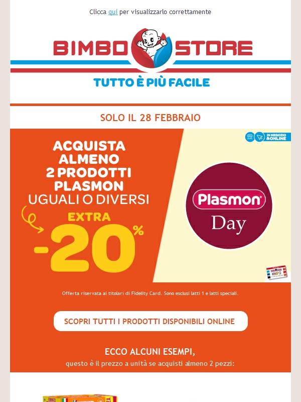 🍪🍼 Plasmon day solo il 28.02!