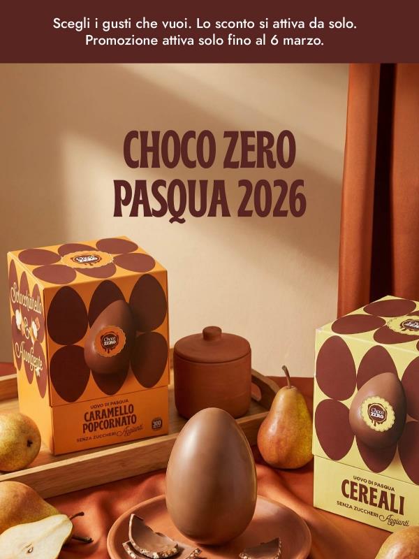Sono arrivate: fino al 40% di sconto sulle Uova 2026 🍫
