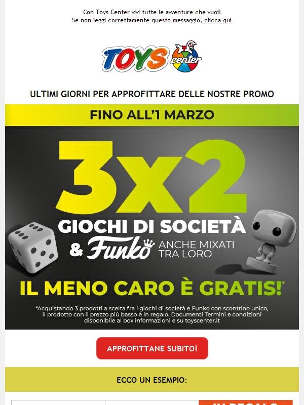 📅 Ultimi giorni 3x2 sui giochi di società e -25% sui giochi musicali!