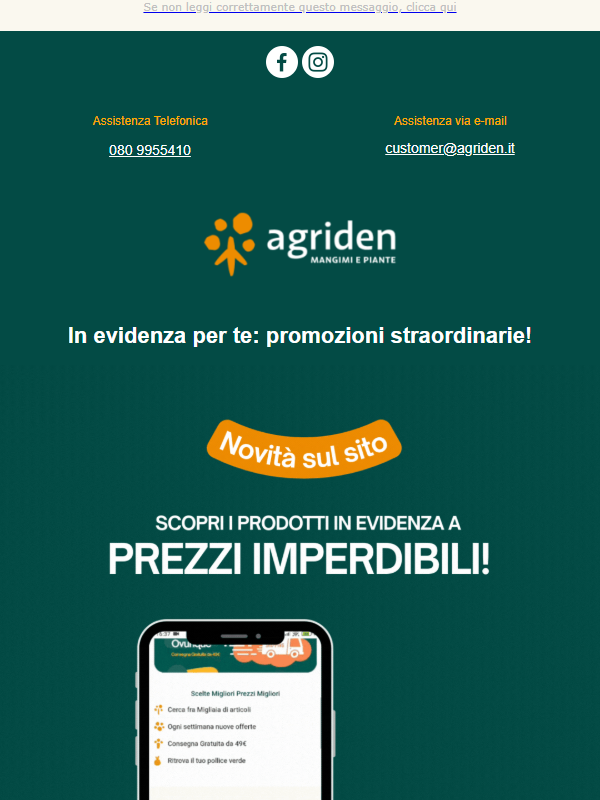 Solo su Agriden: prezzi super vantaggiosi! 🌿