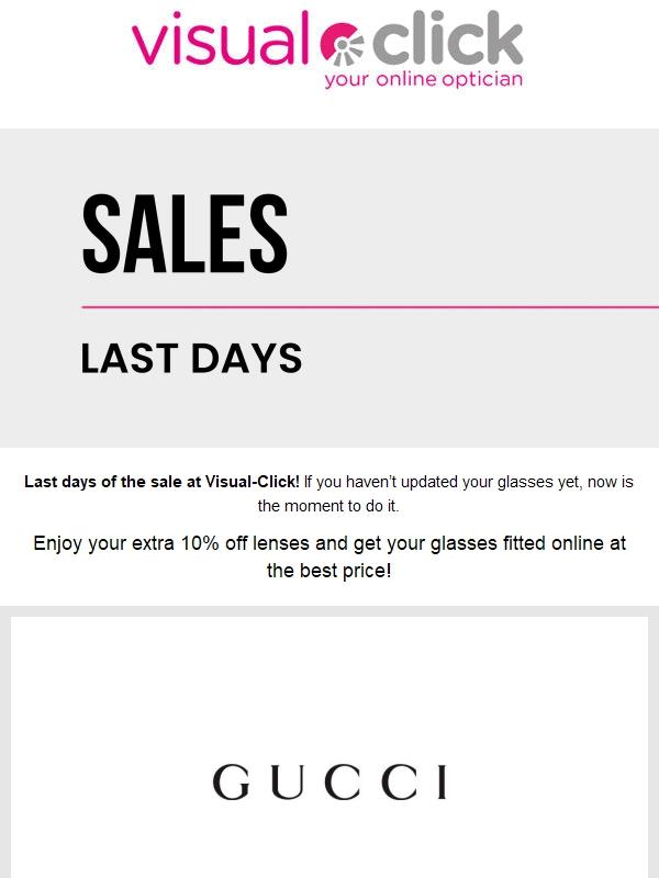 Last SALES days at Visual-Click