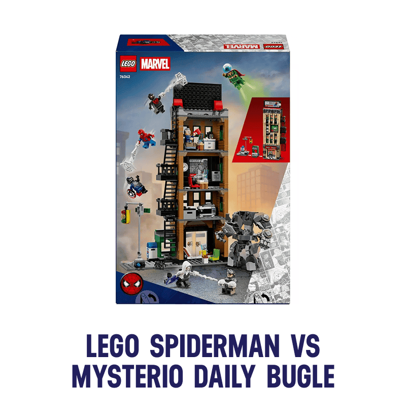 LEGO SpiderMan vs Mysterio Daily Bugle