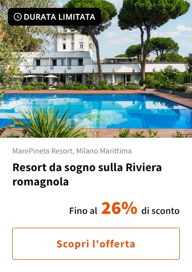 Resort da sogno sulla Riviera romagnola