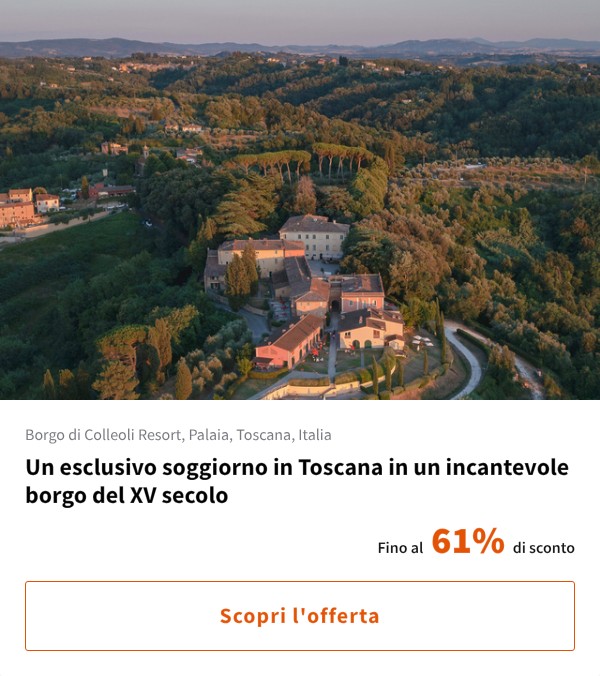 Un esclusivo soggiorno in Toscana in un incantevole borgo del XV secolo