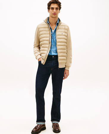 Giacca con mix di texture e dettagli iconici