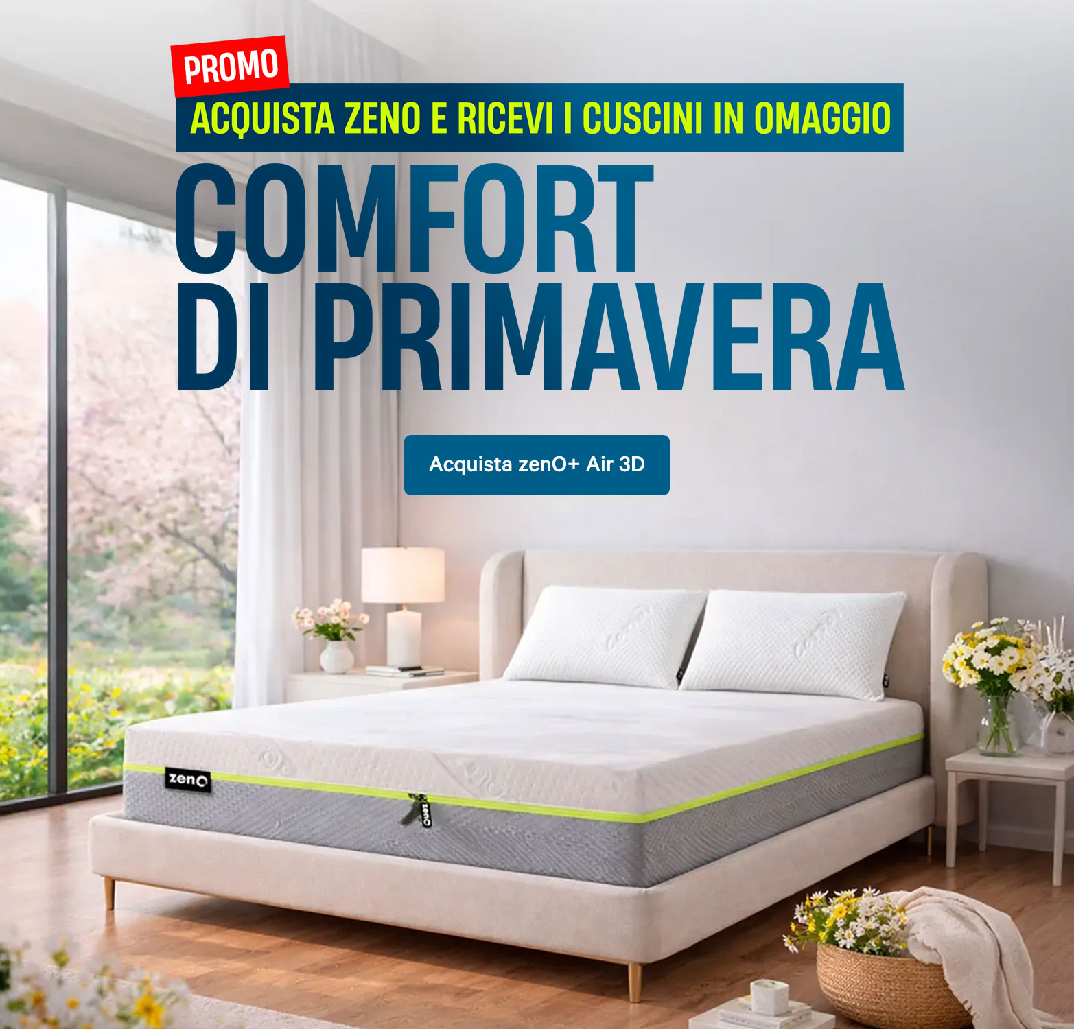 Nuovo zenO Air 3D: scopri la nuova tecnologia con il 25% di sconto