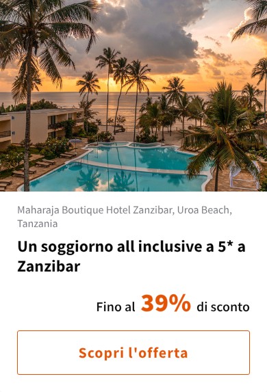 Un soggiorno all inclusive a 5* a Zanzibar