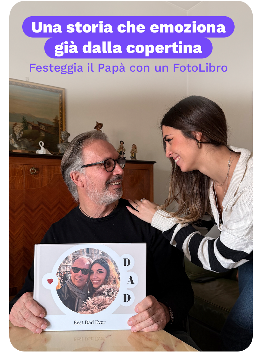 FotoLibro per la Festa del Papà: un regalo che emoziona già dalla copertina