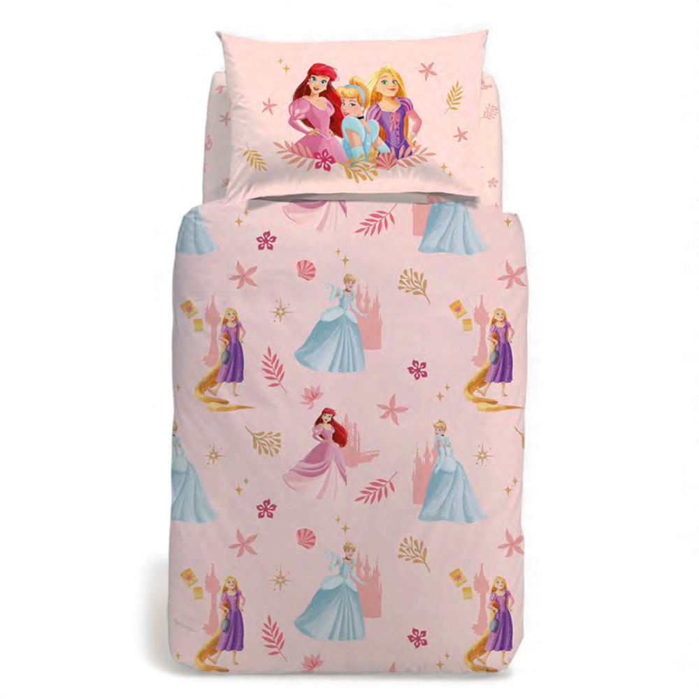 Image of COMPLETO COPRIPIUMINO SINGOLO MAGIC PRINCESS CALEFFI