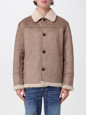 Ecomontone con Fantasia Pied de Poule / Marrone