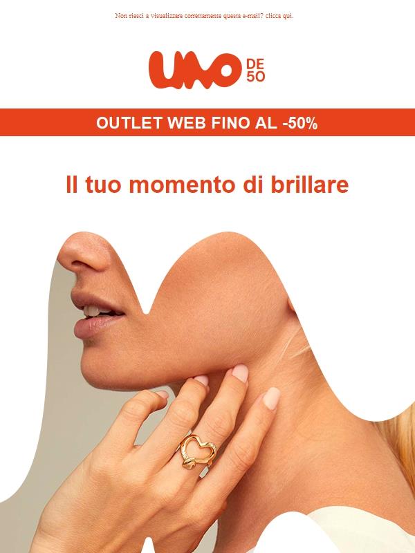 Outlet web: fino al -50%! 🔥