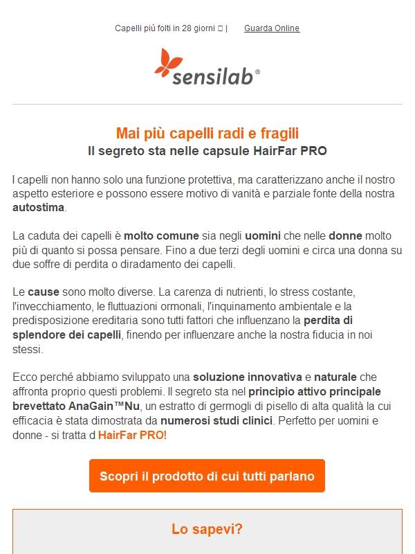 Soluzione naturale contro la caduta dei capelli