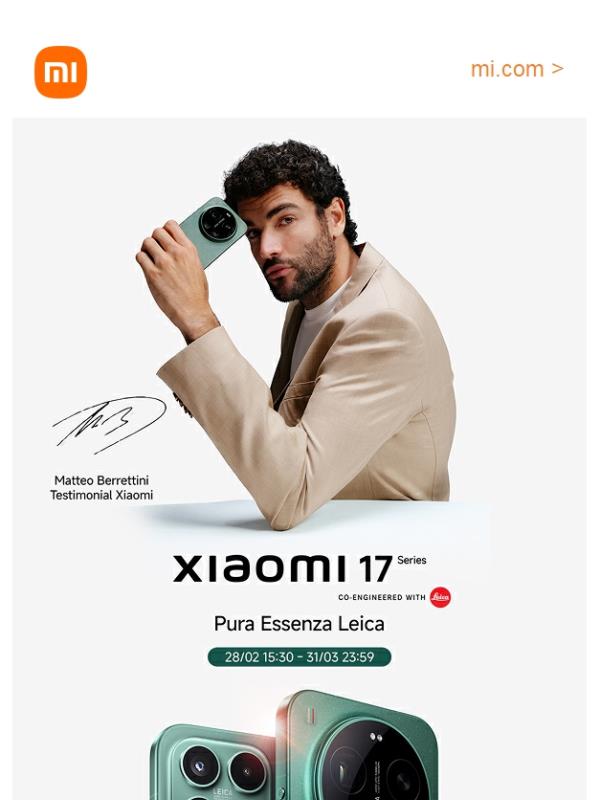 Xiaomi 17 Series: disponibile ora