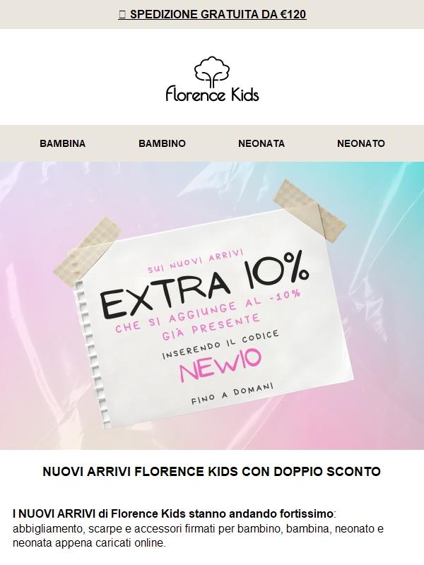 🛍️ Hai già usato NEW10? Extra 10% sui NUOVI ARRIVI (oltre al -10% già attivo)