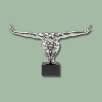 deko-objekt-athlete-xl-silber