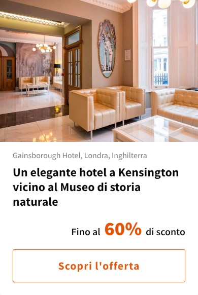 Un elegante hotel a Kensington vicino al Museo di storia naturale