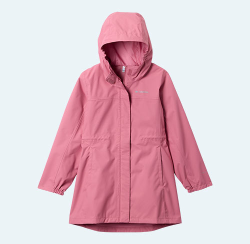 Giacca lunga impermeabile Hikebound™ da ragazza