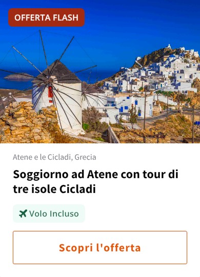 Soggiorno ad Atene con tour di tre isole Cicladi