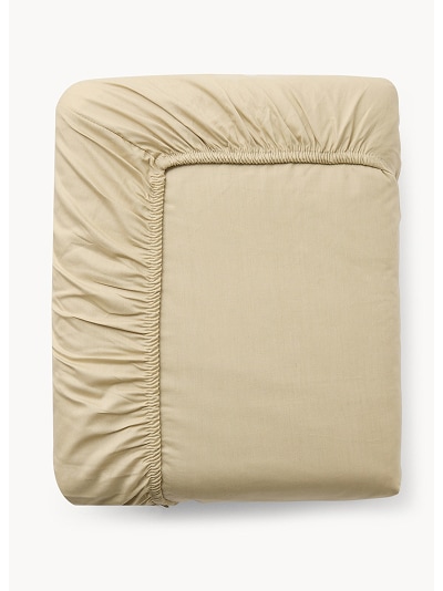 Lenzuolo con angoli in cotone percalle tinta unita