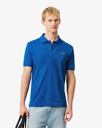 Polo 12.12 con Logo Lacoste / Azzurro