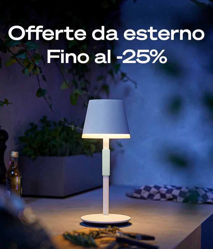 Illumina il tuo spazio esterno questo weekend