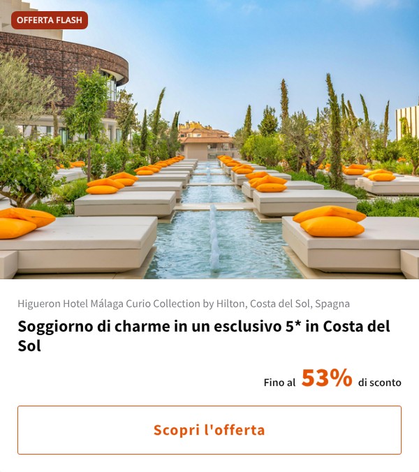 Soggiorno di charme in un esclusivo 5* in Costa del Sol