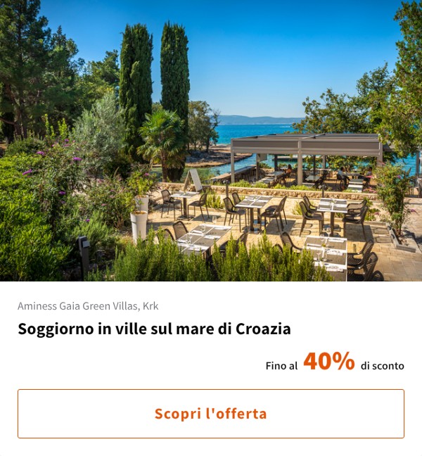 Soggiorno in ville sul mare di Croazia