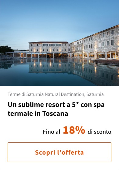 Un sublime resort a 5* con spa termale in Toscana