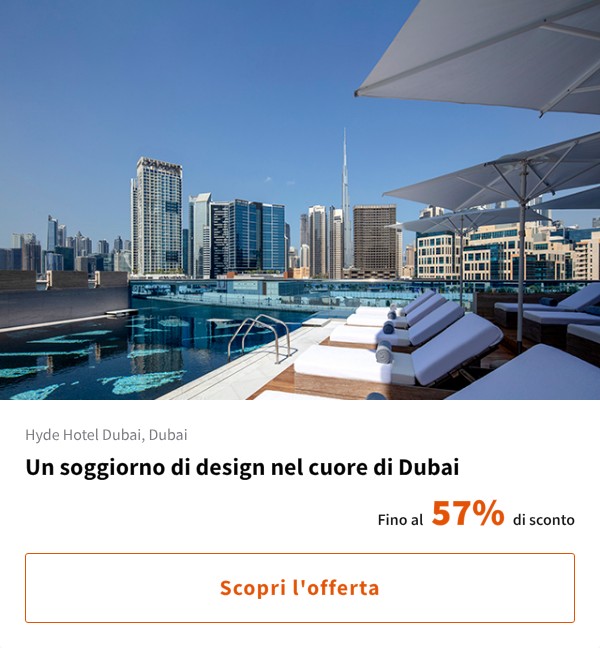 Un soggiorno di design nel cuore di Dubai