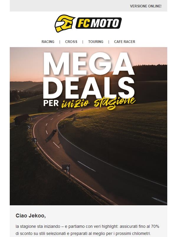 🔥 Mega Deals per l’inizio stagione