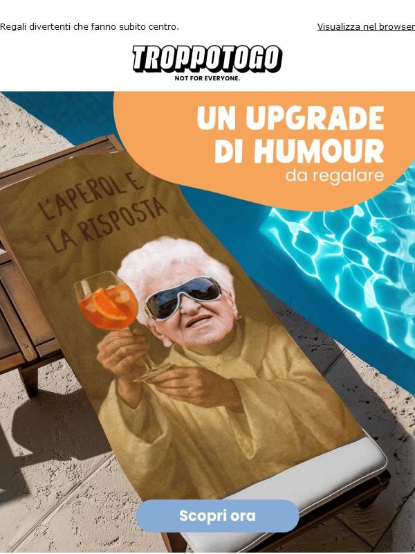 Abbiamo risate in magazzino.