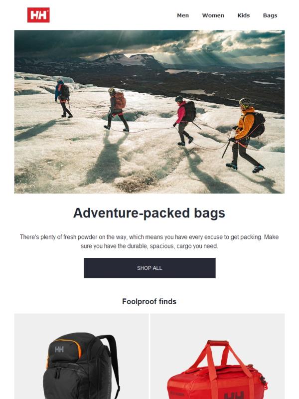 Epic trips call for better bags