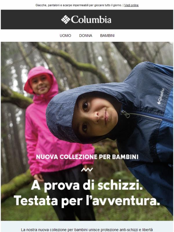 Nuova collezione per bambini: a prova di schizzi ⛈️