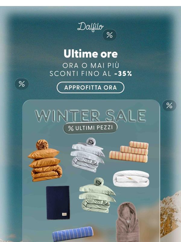 🚨 Ultima chiamata | Winter Sale