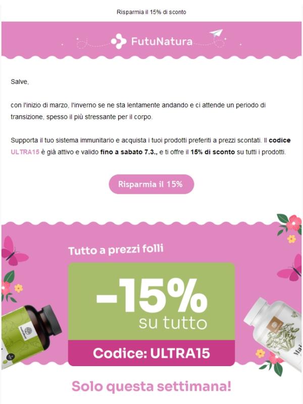 Riscatta il codice sconto🏷️