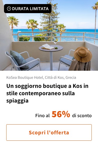 Un soggiorno boutique a Kos in stile contemporaneo sulla spiaggia